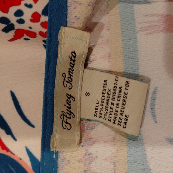 Flying Tomato Blue and Red Floral Maxi Dress With Bell Sleeves - Picture 7 of 7